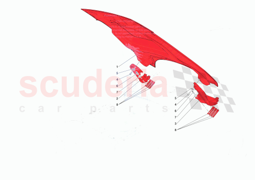 Part Diagram for Ferrari 901800