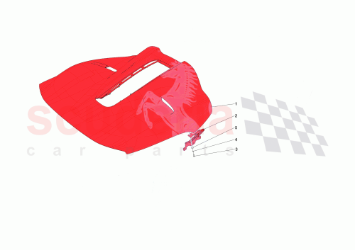Part Diagram for Ferrari 894634