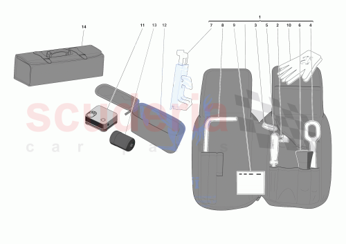 Part Diagram for Ferrari 876887