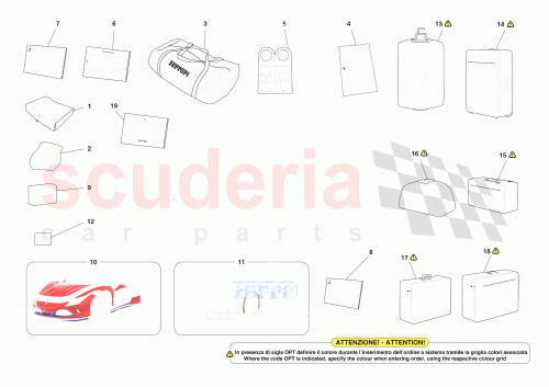 Part Diagram for Ferrari 70005225
