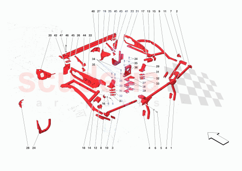 Part Diagram for Ferrari 985893653
