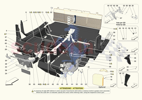 Part Diagram for Ferrari 922674