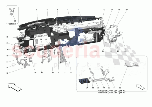 Part Diagram for Ferrari 910571