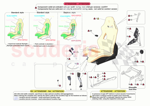 Part Diagram for Ferrari 922093