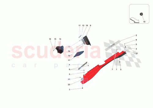 Part Diagram for Ferrari 70006746