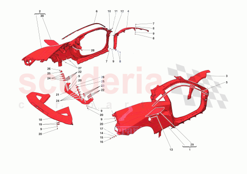 Part Diagram for Ferrari 985855282