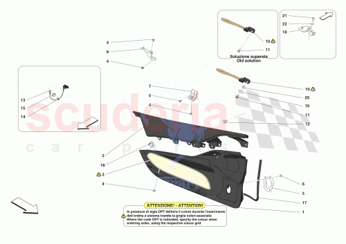 Part Diagram for Ferrari 834344