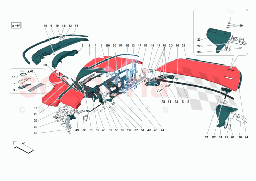 Part Diagram for Ferrari 925960