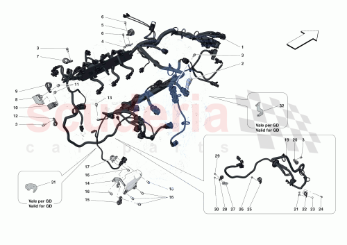 Part Diagram for Ferrari 813111