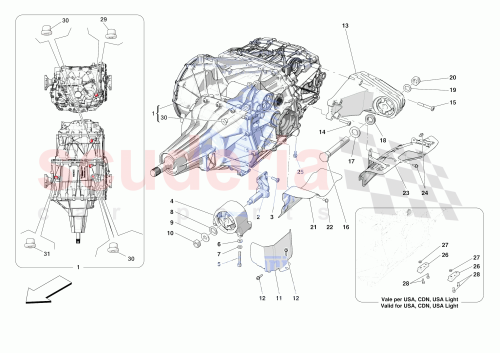 Part Diagram for Ferrari 750165