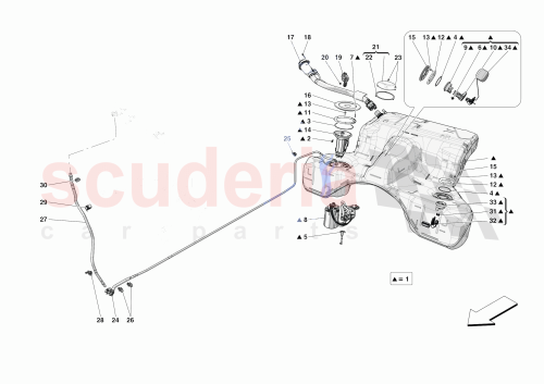 Part Diagram for Ferrari 340996