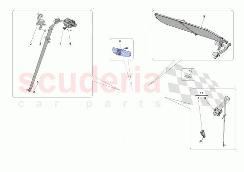 Part Diagram for Ferrari 89102000