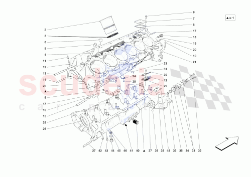 Part Diagram for Ferrari 921985
