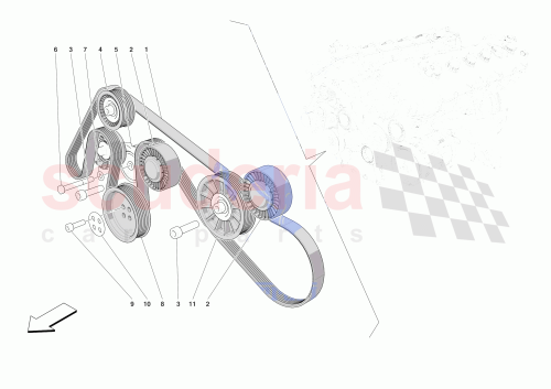 Part Diagram for Ferrari 14307721