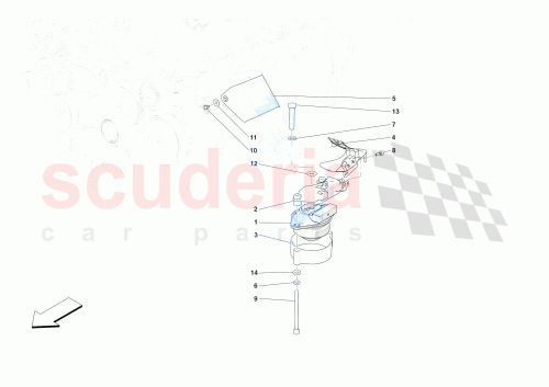 Part Diagram for Ferrari 941444