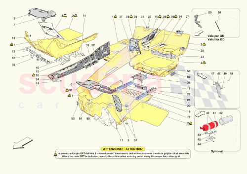 Part Diagram for Ferrari 000998654