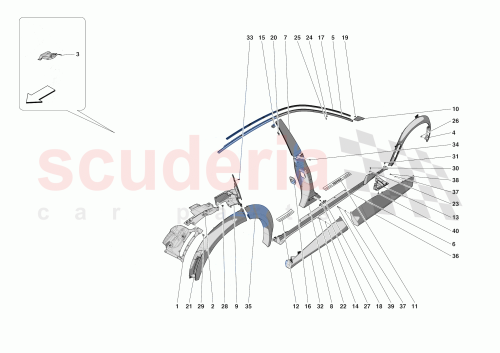 Part Diagram for Ferrari 901766