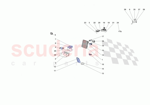 Part Diagram for Ferrari 886549