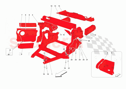 Part Diagram for Ferrari 985867434