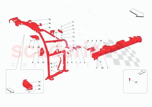Part Diagram for Ferrari 824254