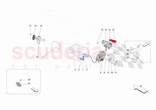 Part Diagram for Ferrari 967655