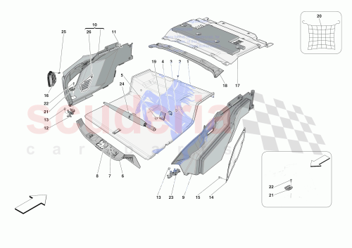 Part Diagram for Ferrari 800549