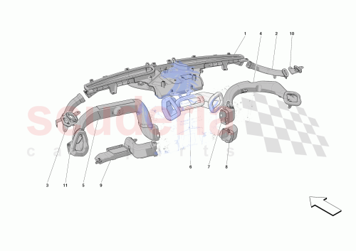 Part Diagram for Ferrari 898323