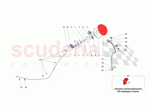 Part Diagram for Ferrari 900429