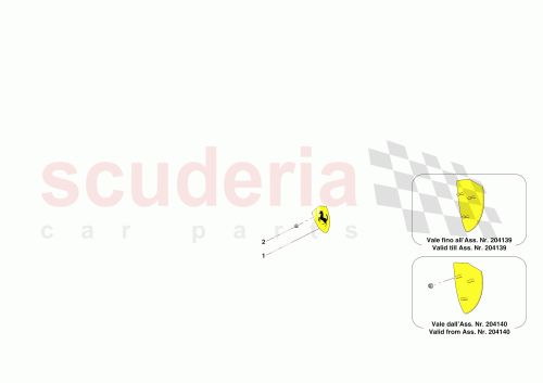 Part Diagram for Ferrari 974064