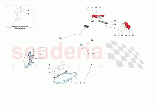 Part Diagram for Ferrari 916508