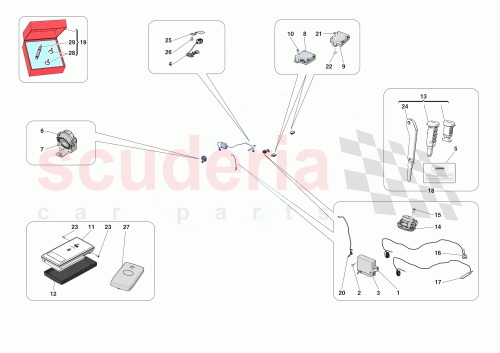 Part Diagram for Ferrari 983447