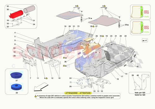 Part Diagram for Ferrari 055004005