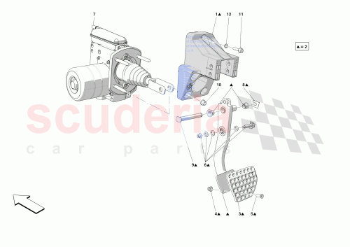 Part Diagram for Ferrari 820206