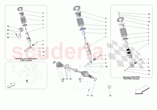 Part Diagram for Ferrari 986716