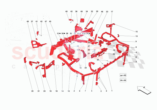 Part Diagram for Ferrari 877549
