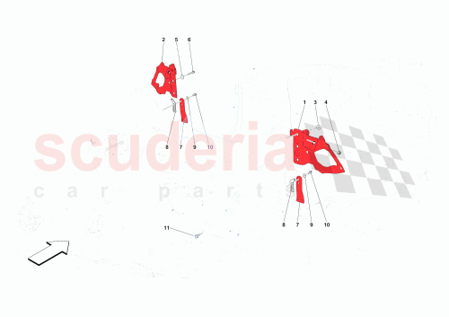 Part Diagram for Ferrari 967777