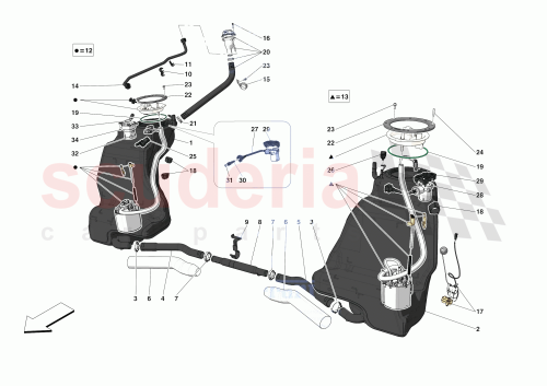 Part Diagram for Ferrari 937875