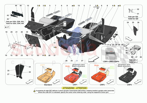 Part Diagram for Ferrari 802308