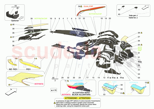 Part Diagram for Ferrari 838377