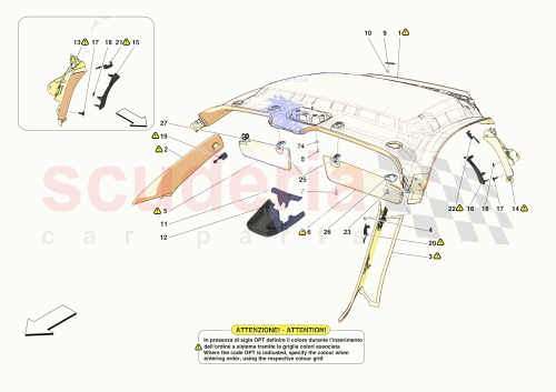 Part Diagram for Ferrari 813525