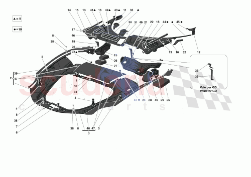 Part Diagram for Ferrari 911939