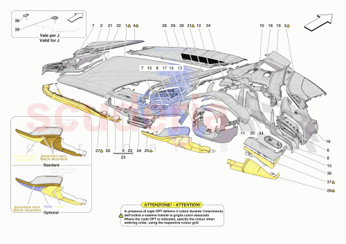 Part Diagram for Ferrari 55012465