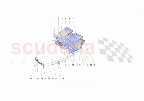 Part Diagram for Ferrari 86141300