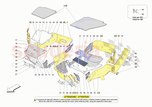 Part Diagram for Ferrari 055006001