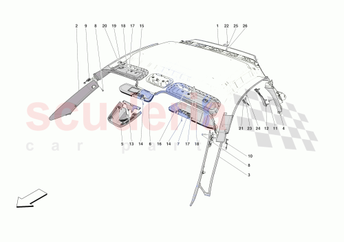 Part Diagram for Ferrari 000894490