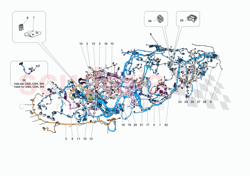 Part Diagram for Ferrari 750898