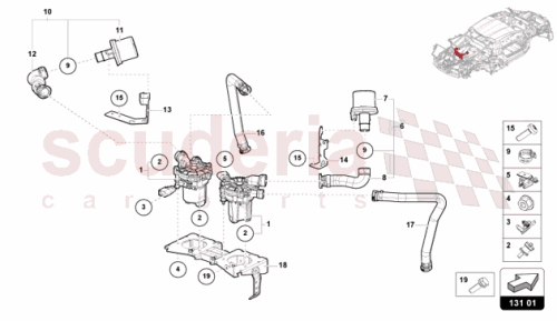 Part Diagram for Lamborghini 47B906618