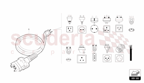 Part Diagram for Lamborghini 7PP971678GS