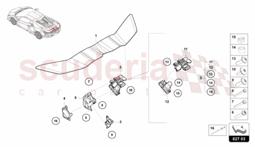 Part Diagram for Lamborghini 47B827591
