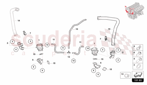 Part Diagram for Lamborghini 07M131166